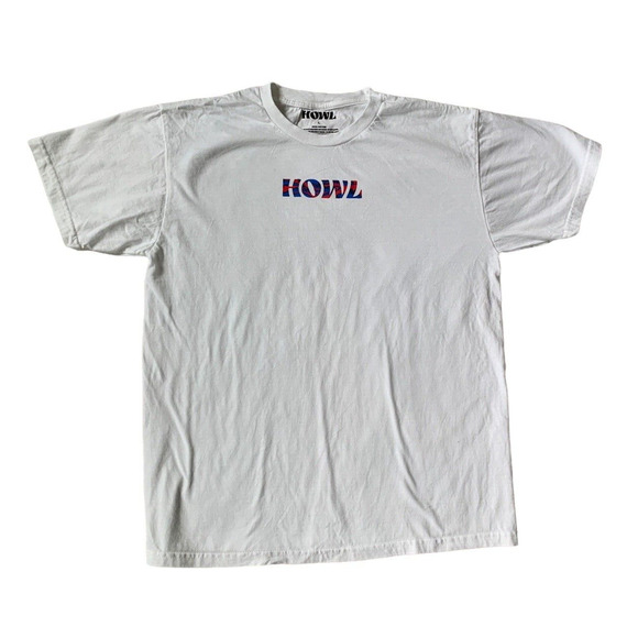 Howl Other - Howl Tee Shirt Mens Large White Graphic Surf Ski Cali